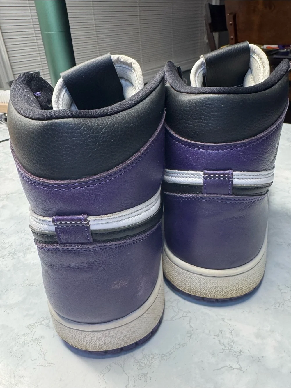 Jordan 1 Retro High Court Purple White